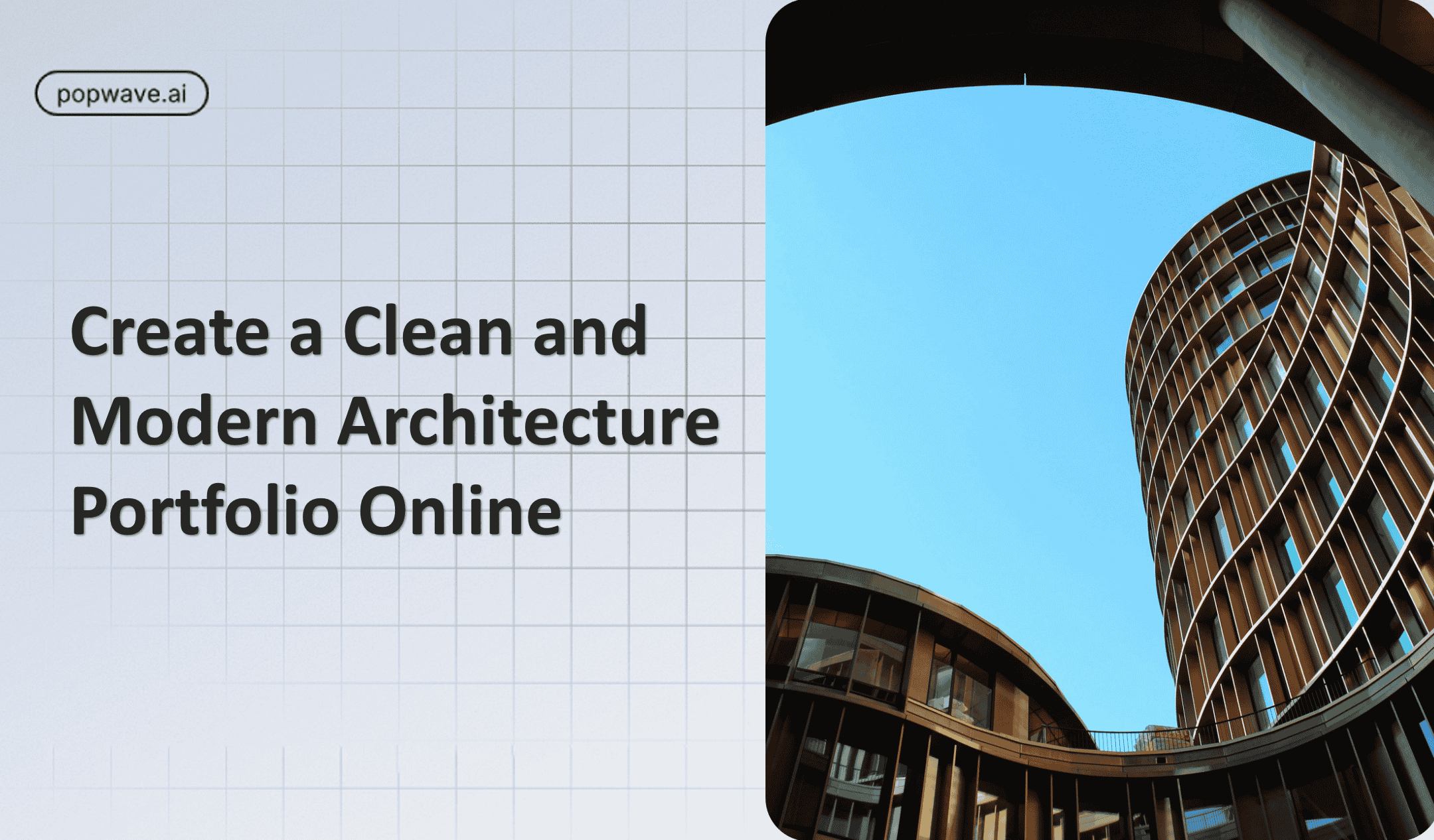 Create a Clean and Modern Architecture Portfolio Online